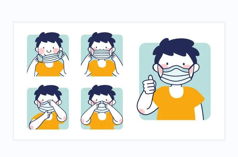 口罩的正确戴法
